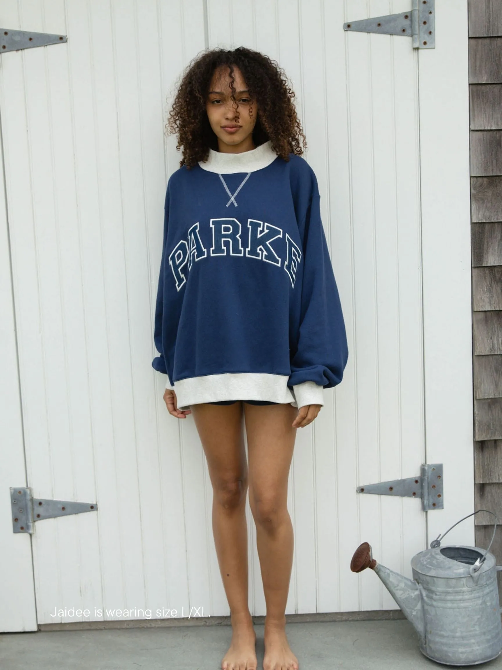 Two Tone Varsity Mockneck Core Layer Athletic Hoodie