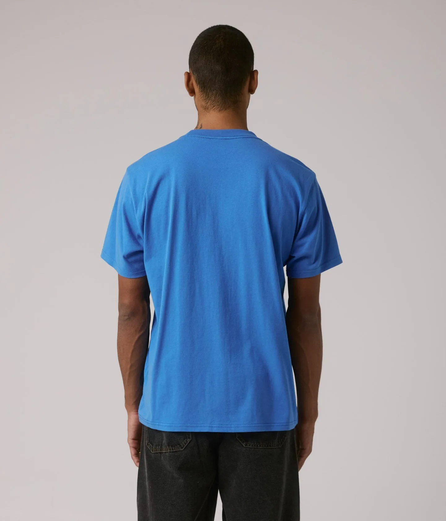 Feminine Fit Eco Certified Textile CONFIDENTIAL T-SHIRT // ROYAL BLUE