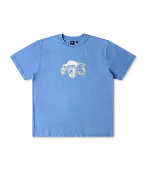 CONFIDENTIAL T-SHIRT // ROYAL BLUE Retro Trendy Top