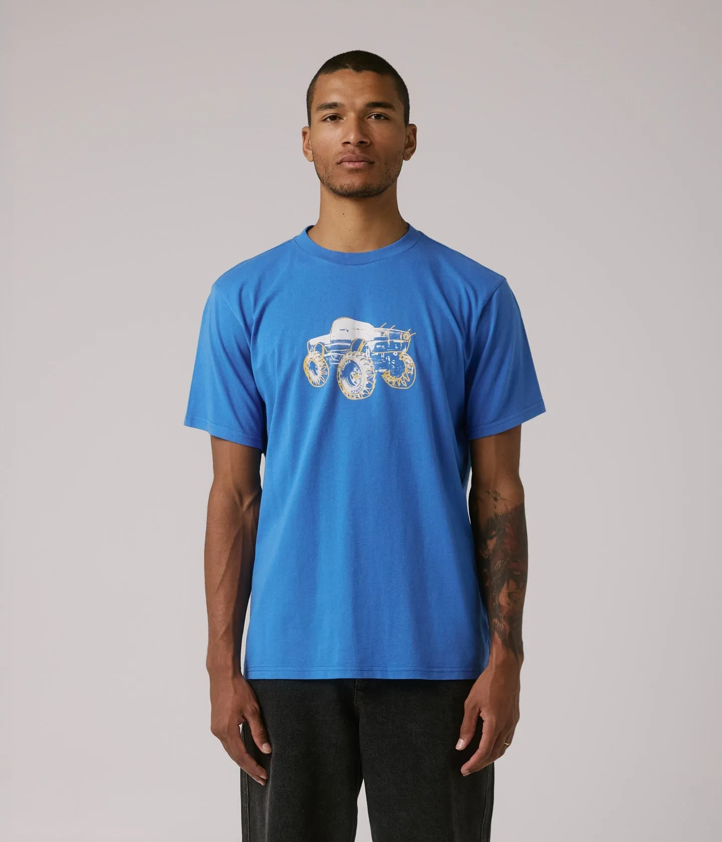 Casual Wear Non Toxic Materials CONFIDENTIAL T-SHIRT // ROYAL BLUE