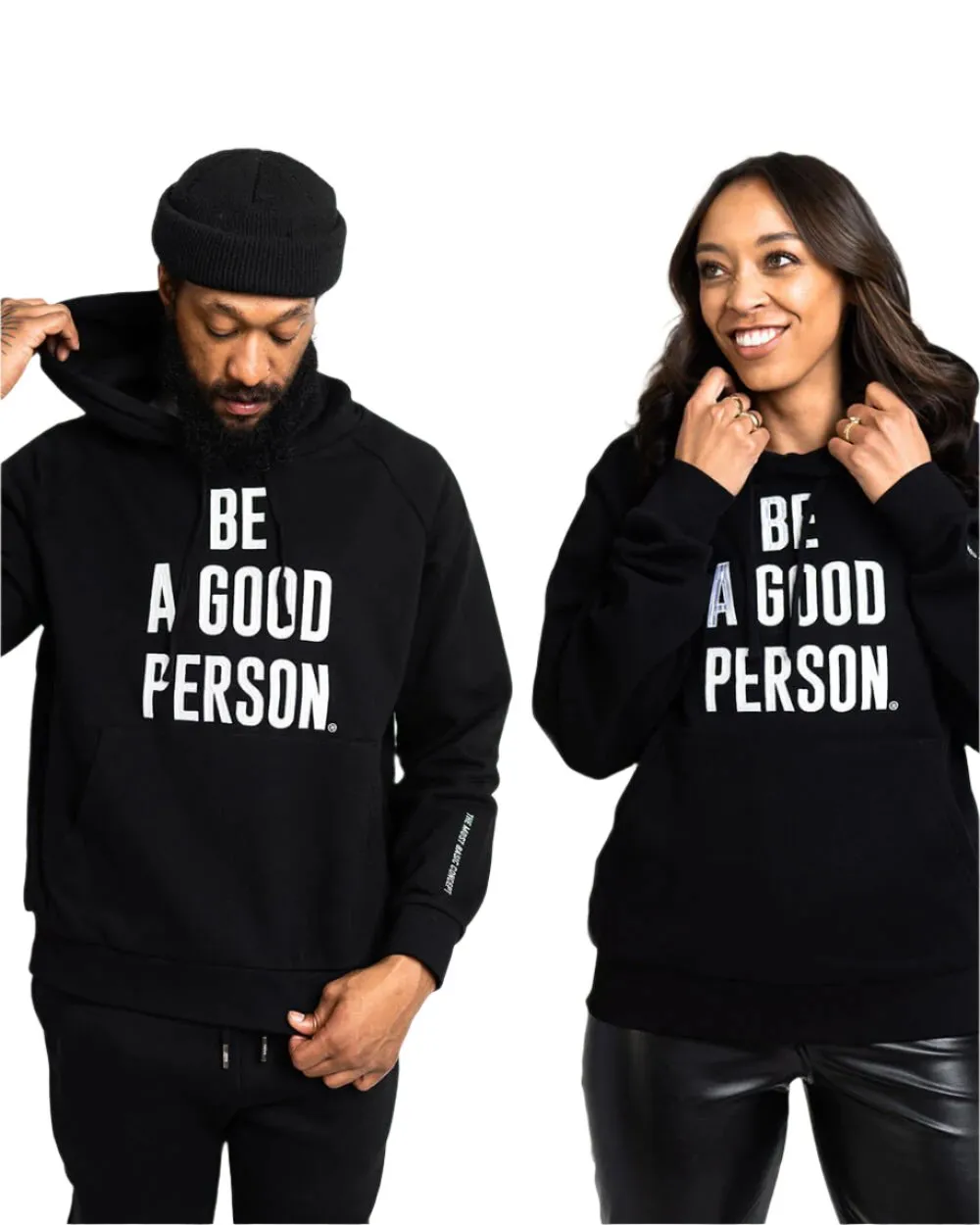 Signature Embroidered Hoodie - Black Comfy Street Style