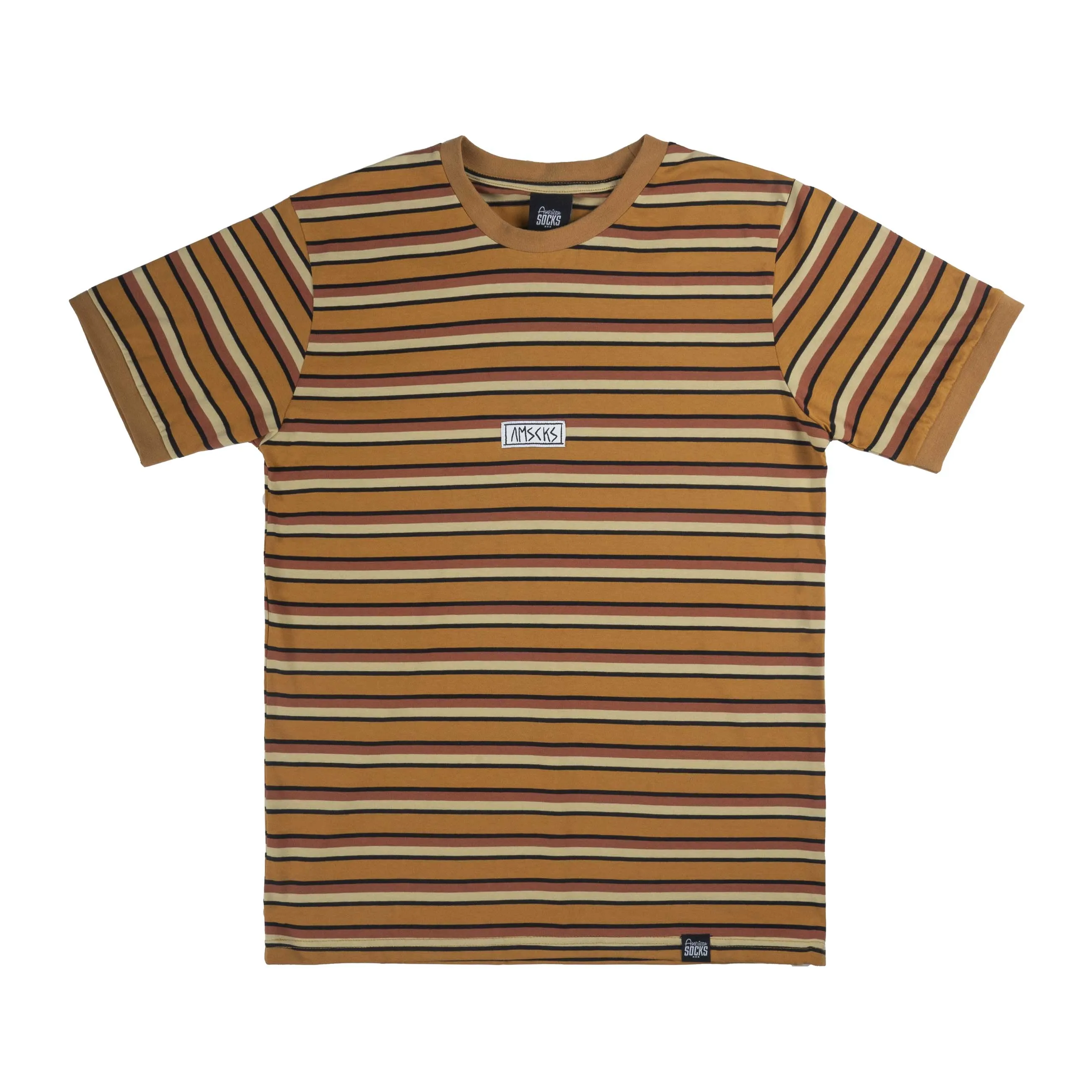 AMSCKS Striped Pale - T-Shirt Edgy Anti Static Fabric