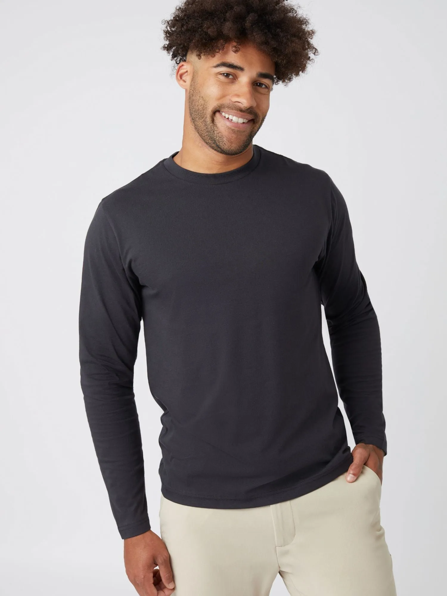 Sustainable Fibers Anchor Long Sleeve Crew Neck