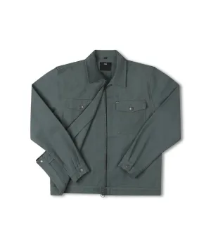 Ultra Soft Brushed Interior ANDERSON CAGE JACKET // WASHED GREEN