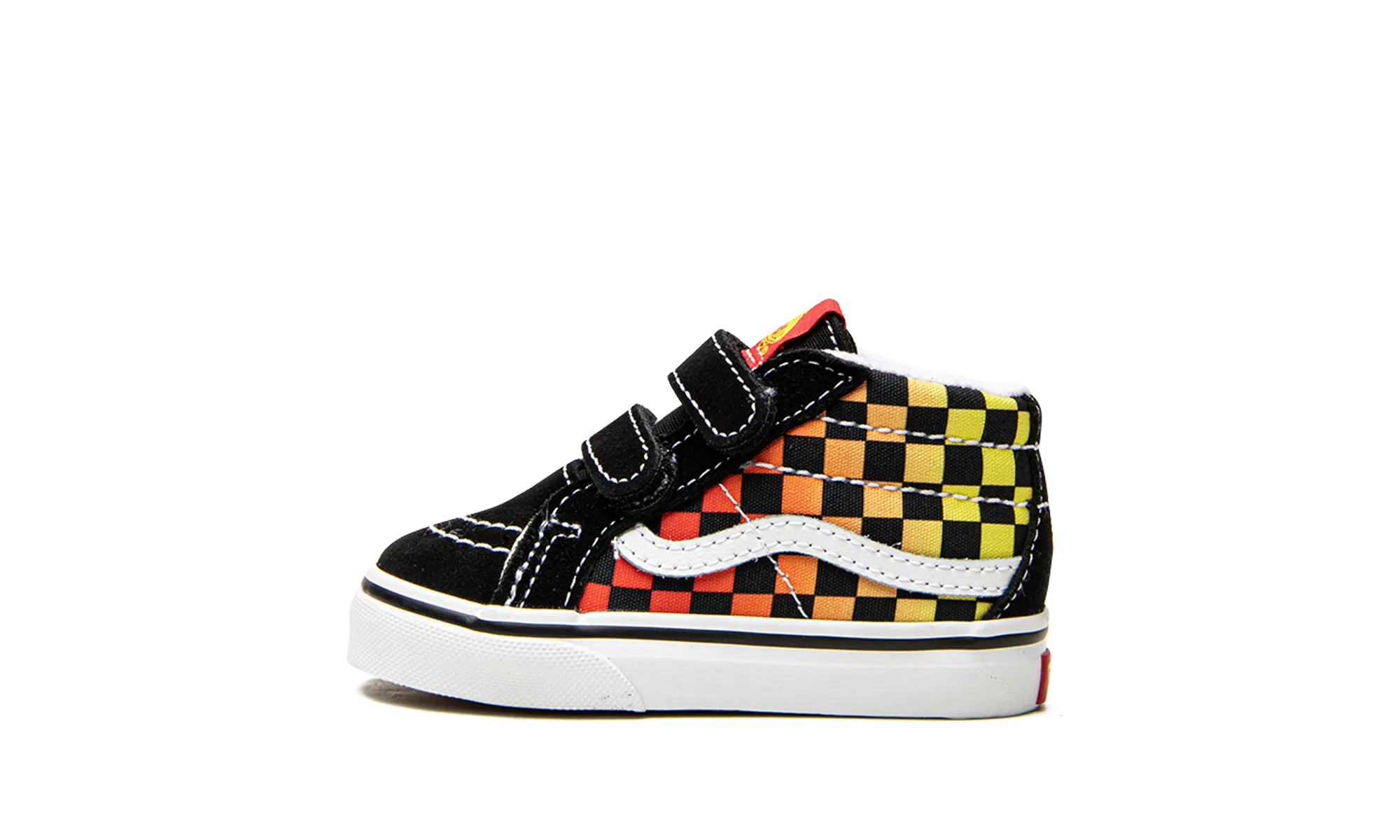 SK8-Mid Reissue V TD "Flame Logo Repeat" Dual Density Foam Layers Torsional Stability Frame