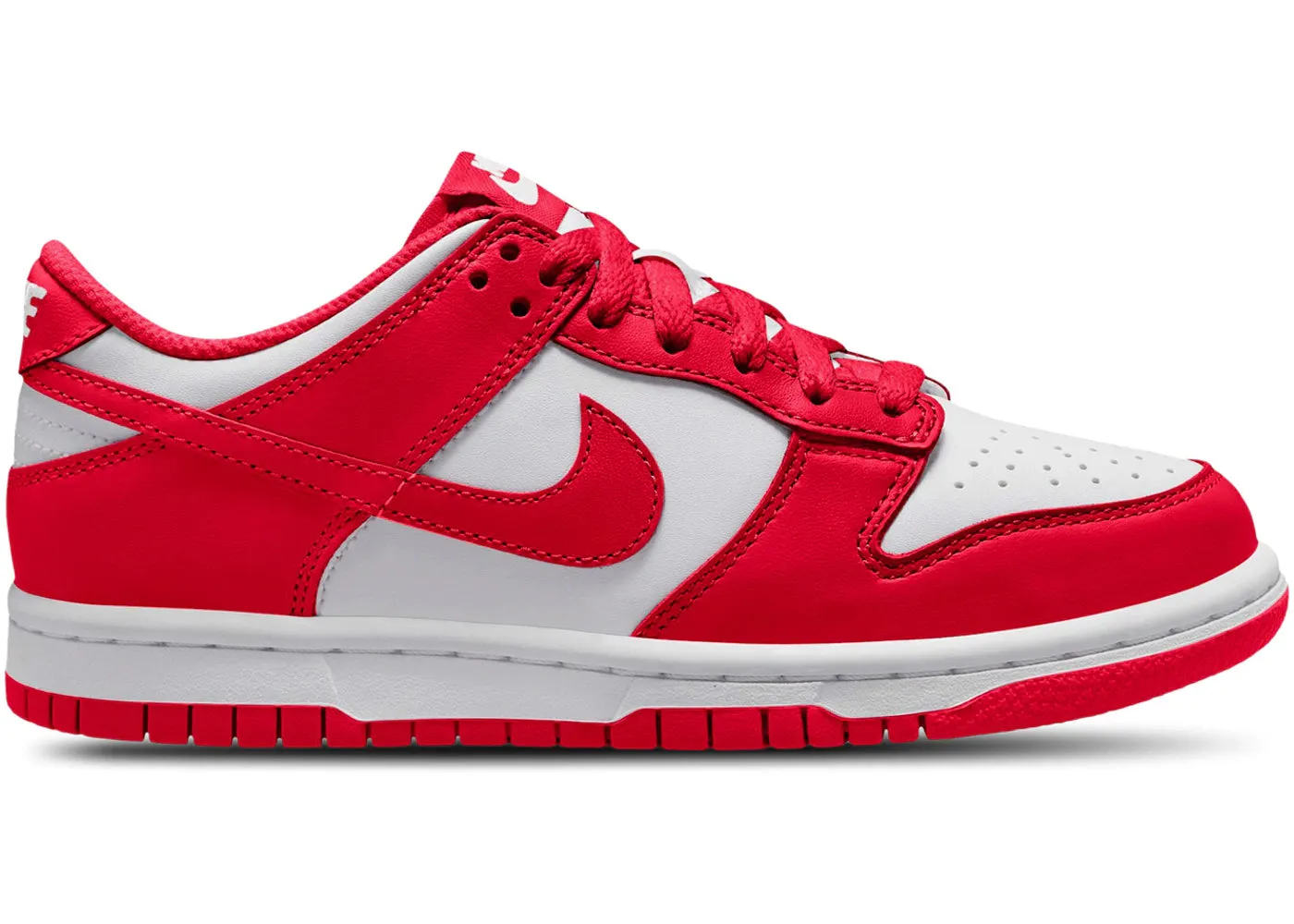 Toe Space Active Fit Nike Dunk Low White University Red (Gs)