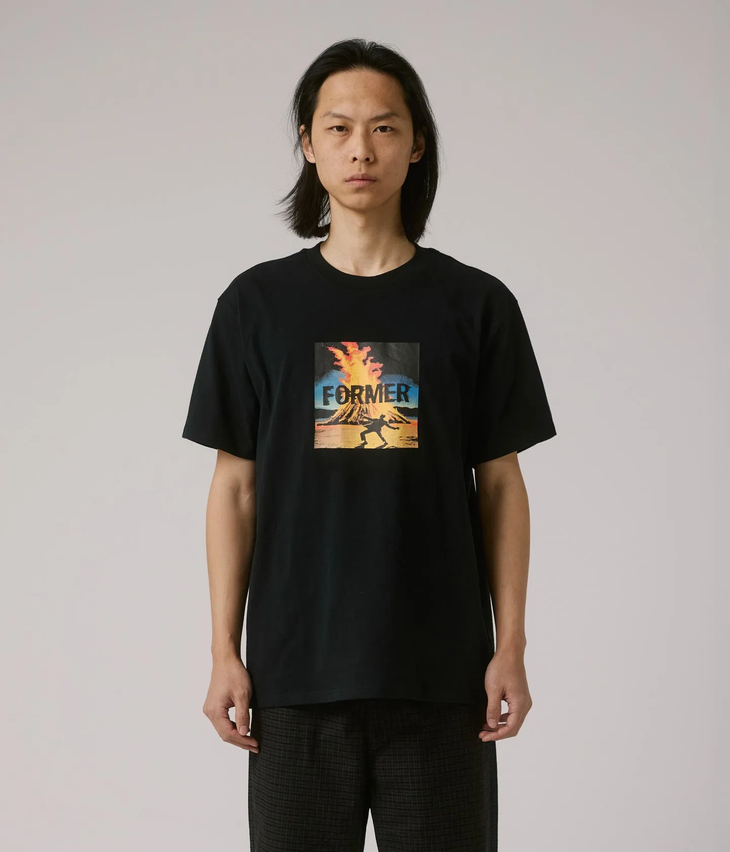 vacation wear EVERLAST T-SHIRT // BLACK
