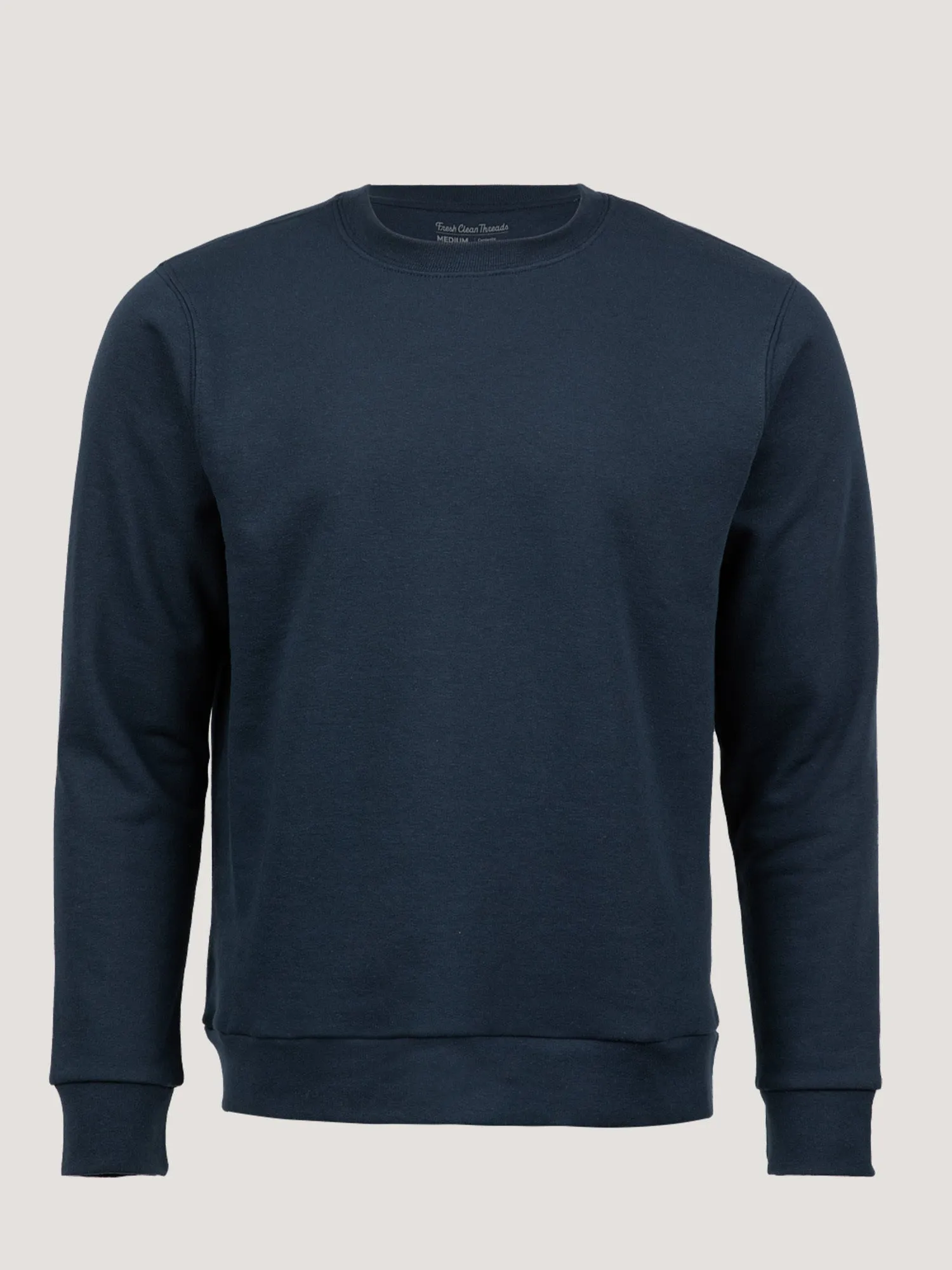 BreathableFabric Sport Performance Dark Navy Crew Sweatshirt