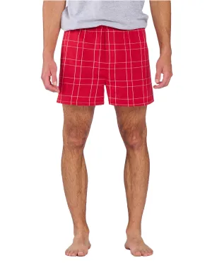 Breathable Liner School Uniform Boxercraft Men's Flannel Shorts