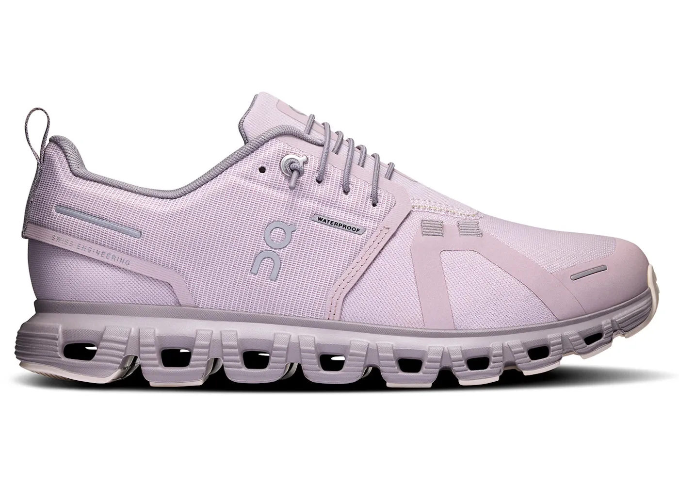 road - ready On Running Cloud 6 Waterproof Mauve Zinc (Women'S)