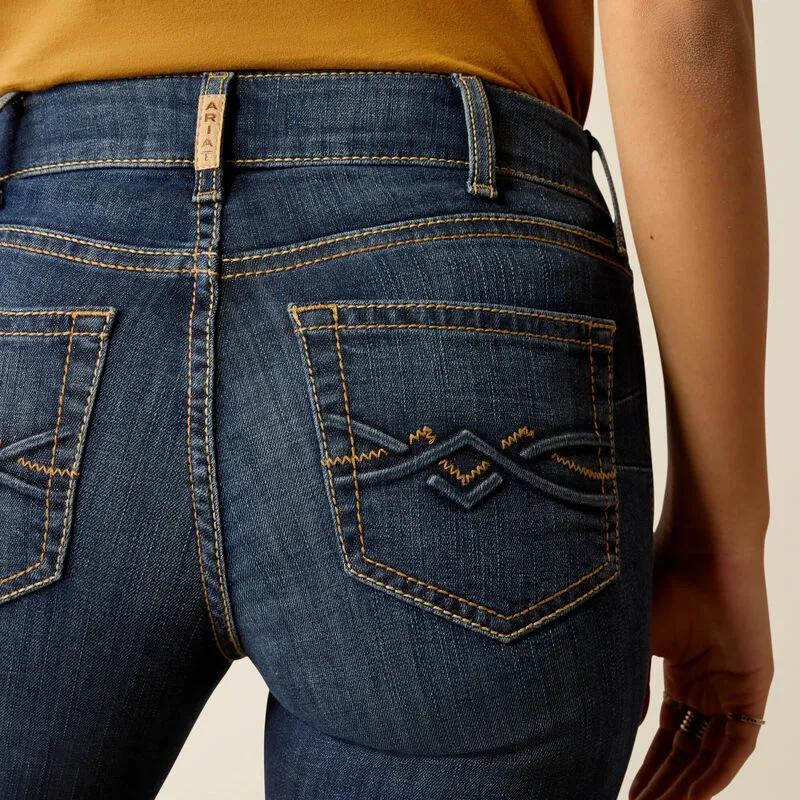 Modern Casual Simple Detail Ariat R.E.A.L. Women's Perfect Rise Desiree Boot Cut Jean