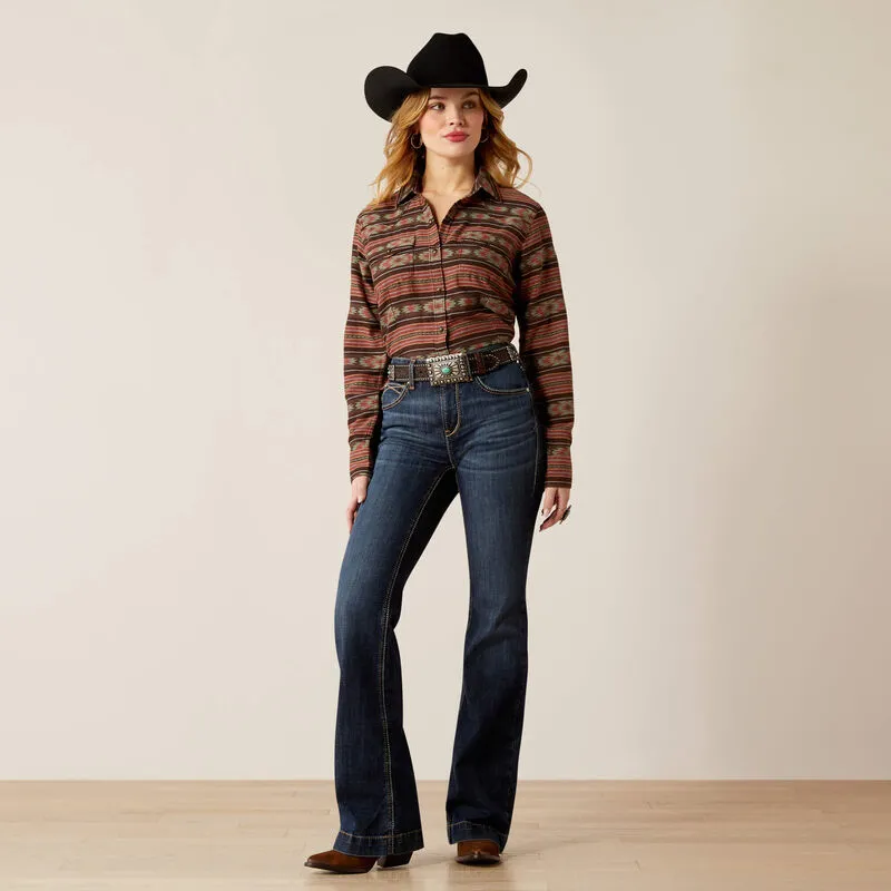 Traveler Gear Bold Look All Round Wear Ariat Women??s High Rise Kimber Slim Trouser Jean in Florida