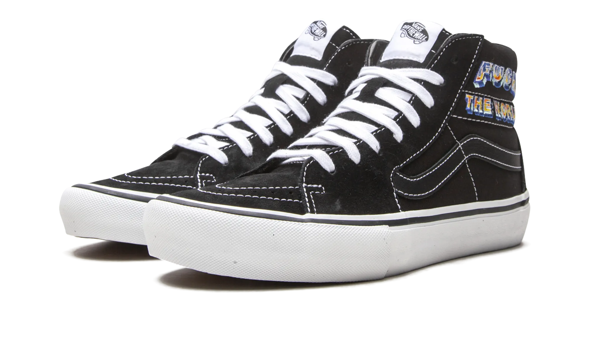 Ergonomic Design Sk8-Hi Pro "Supreme - F*ck The World - Black"