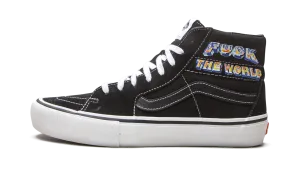 Quality Sk8-Hi Pro "Supreme - F*ck The World - Black"