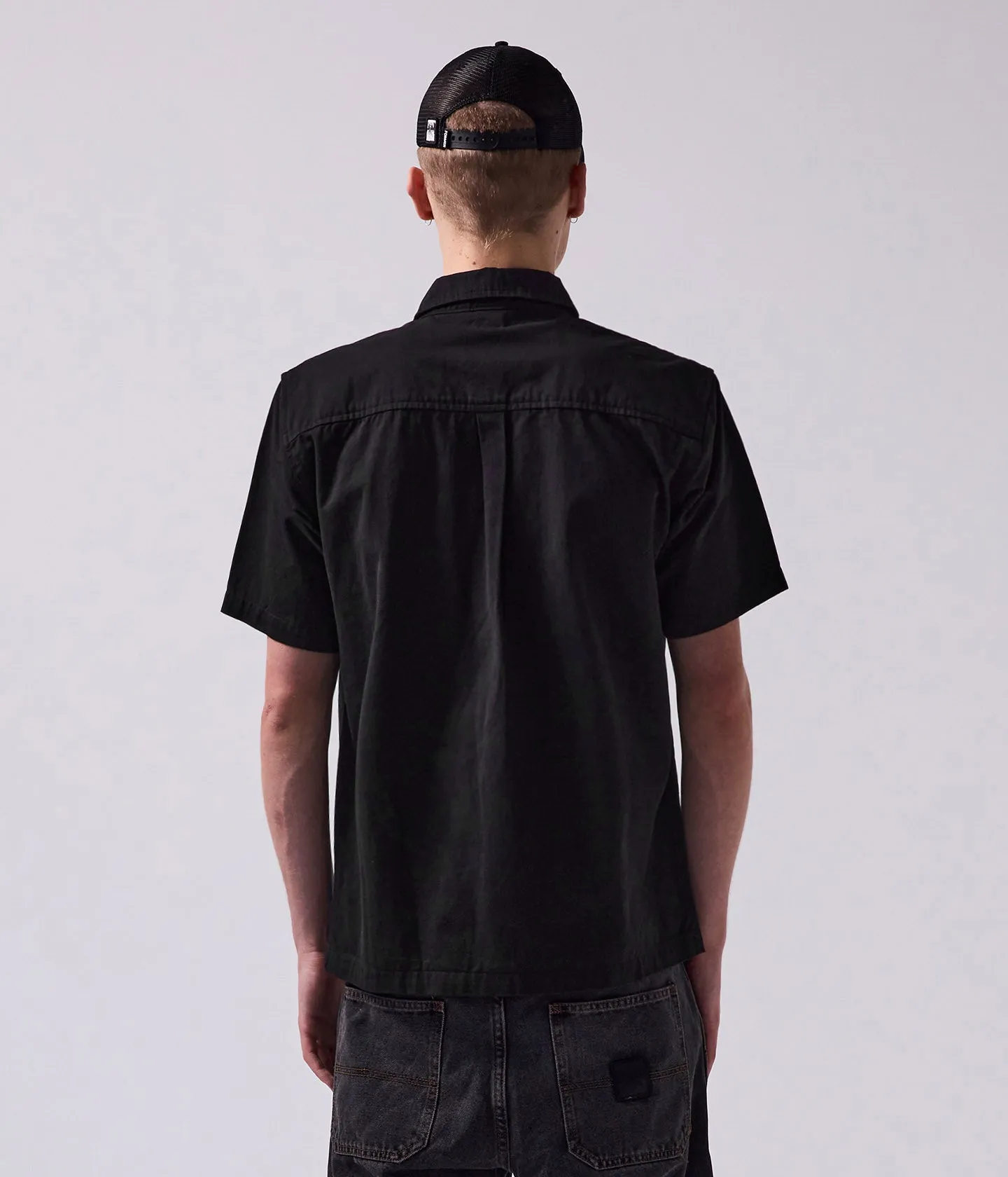 Breathable Comfort Wear B.HOWARD SS SHIRT // BLACK