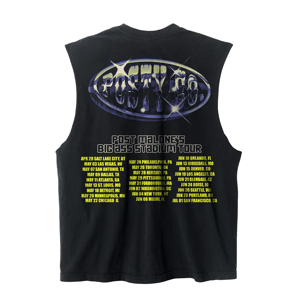 Big Ass Stadium Tour Cut Out Tank Sleek Performance Fit Long Sleeve