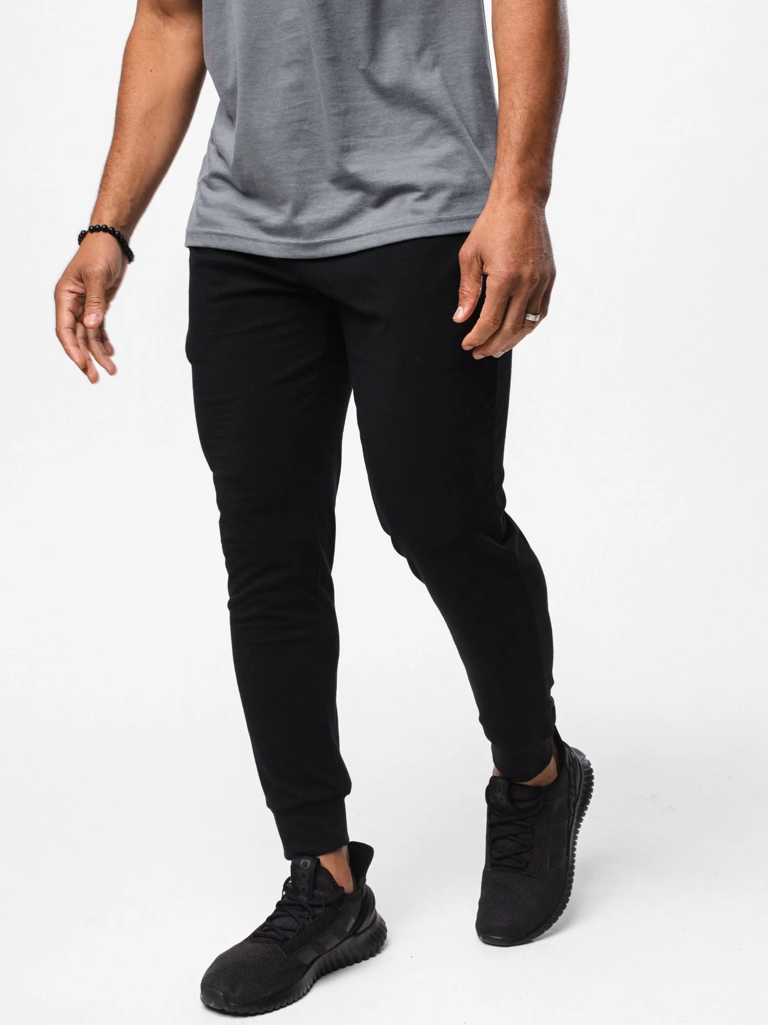 Black Day Off Jogger ReinforcedSeams No Gap Waist Construction