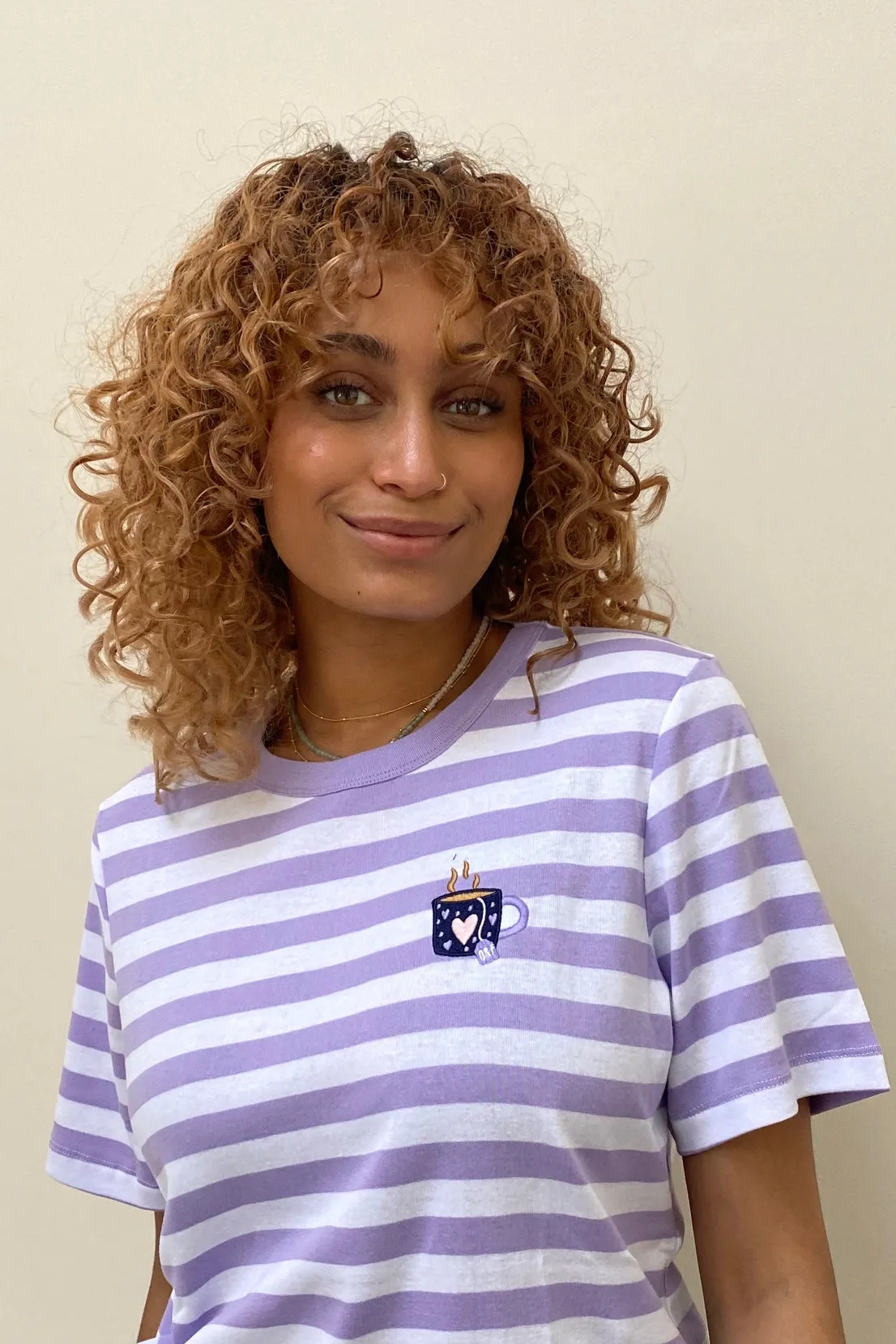 Casual Comfort O&F Cup Of Tea Short Sleeve Breton Tee