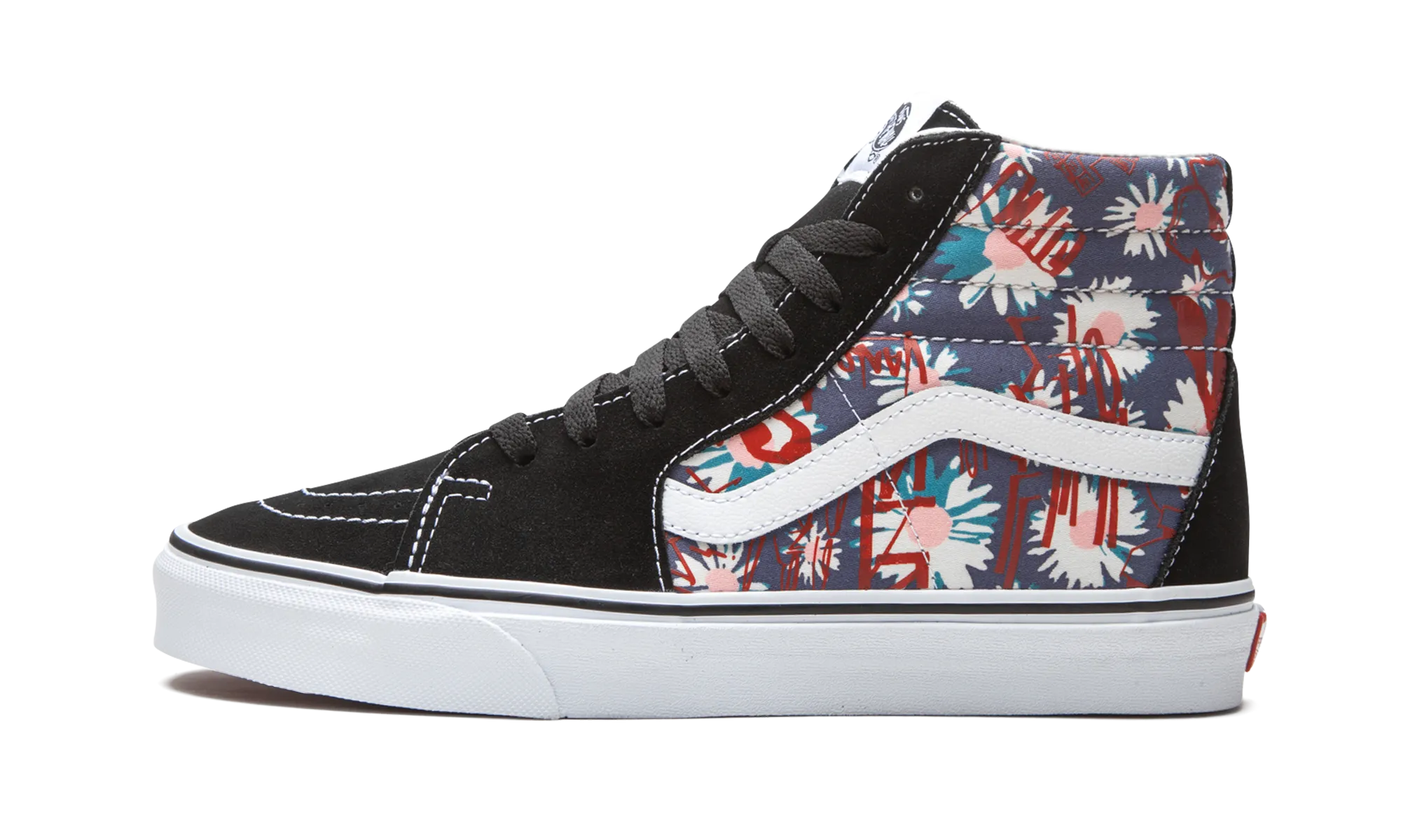 Weatherproof Protective Coating Soft Collar Lining SK8 Hi "Floral"