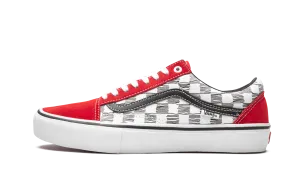 Anti Fatigue Footbed Feather Light Long Distance Old Skool Pro "Sketched Checkerboard"