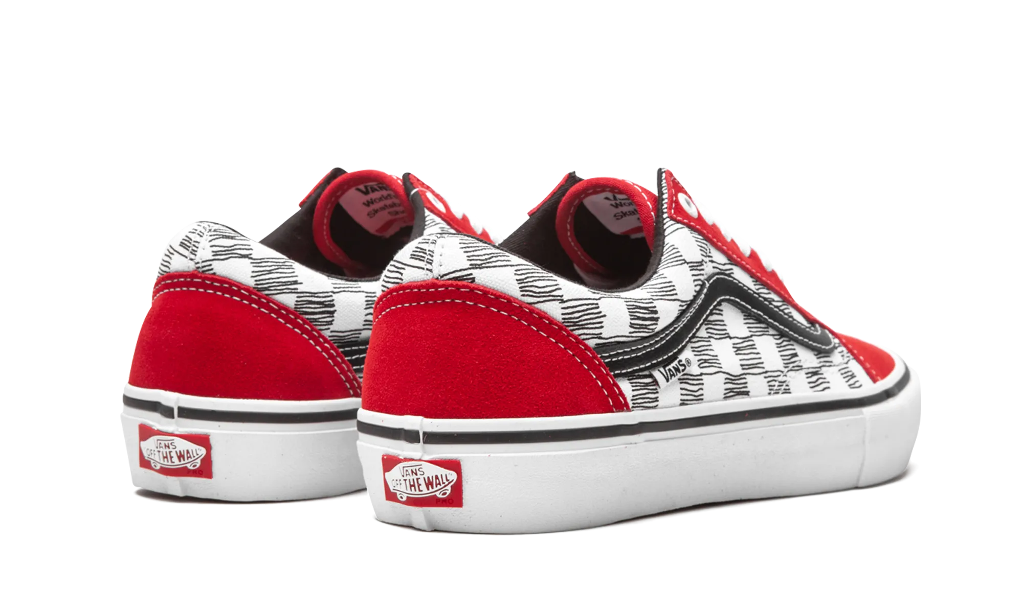 Comfort Slope Icon Edge Old Skool Pro "Sketched Checkerboard"