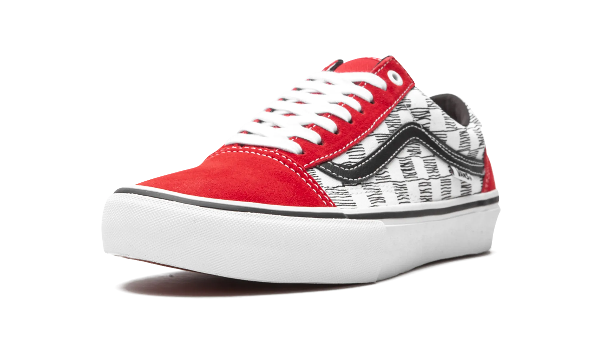 Old Skool Pro "Sketched Checkerboard" Comfort Fit