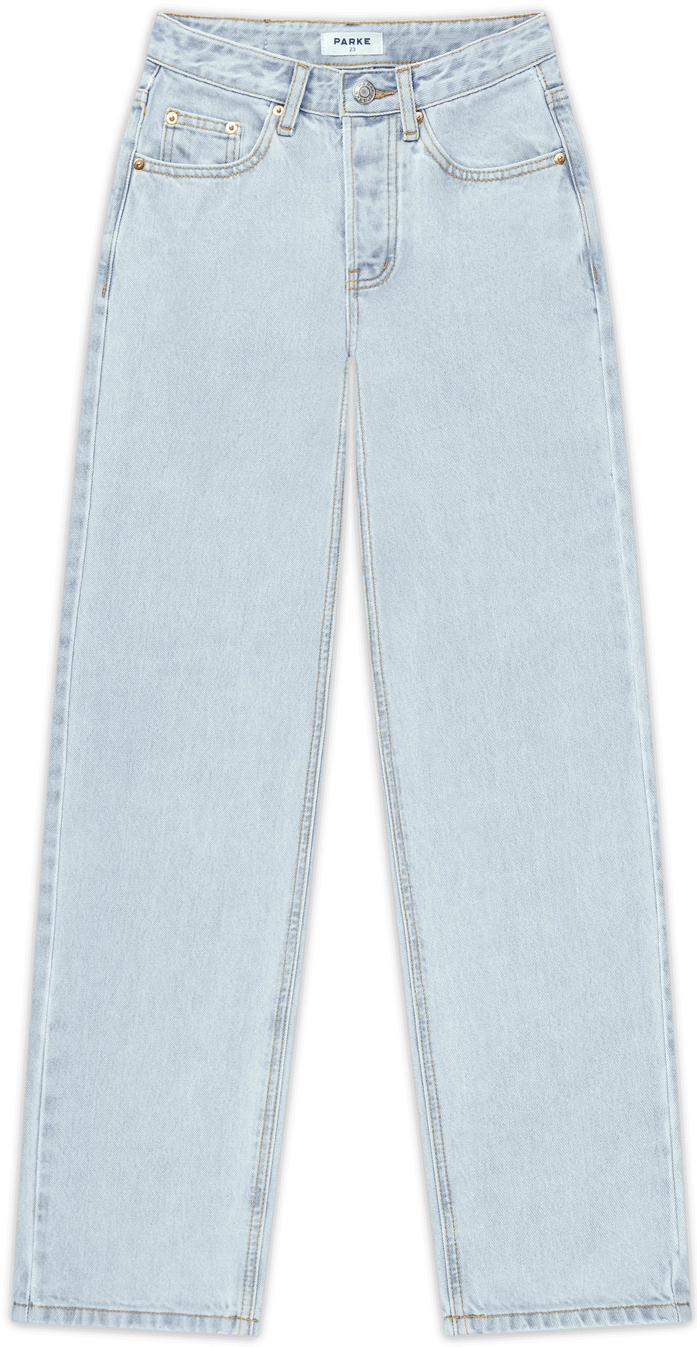 Classic Straight Jeans Breathable Waistband