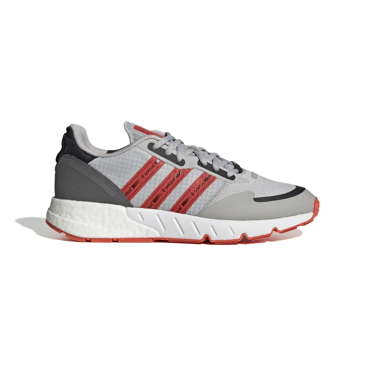 Gel Insert System ADIDAS GZ9079 ZX 1K BOOST MN'S (Medium) Grey/Red/White Textile Running Shoes