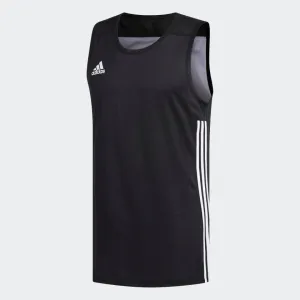 Core Comfort adidas 3G SPEED Reversible Basketball Jersey | Black-White | Men's