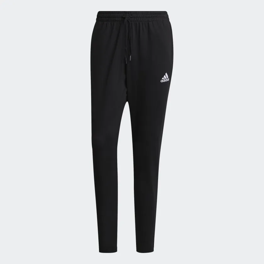 adidas ESSENTIALS TAPERED Pants | Black | Men's AbrasionResistant QuickDryTech