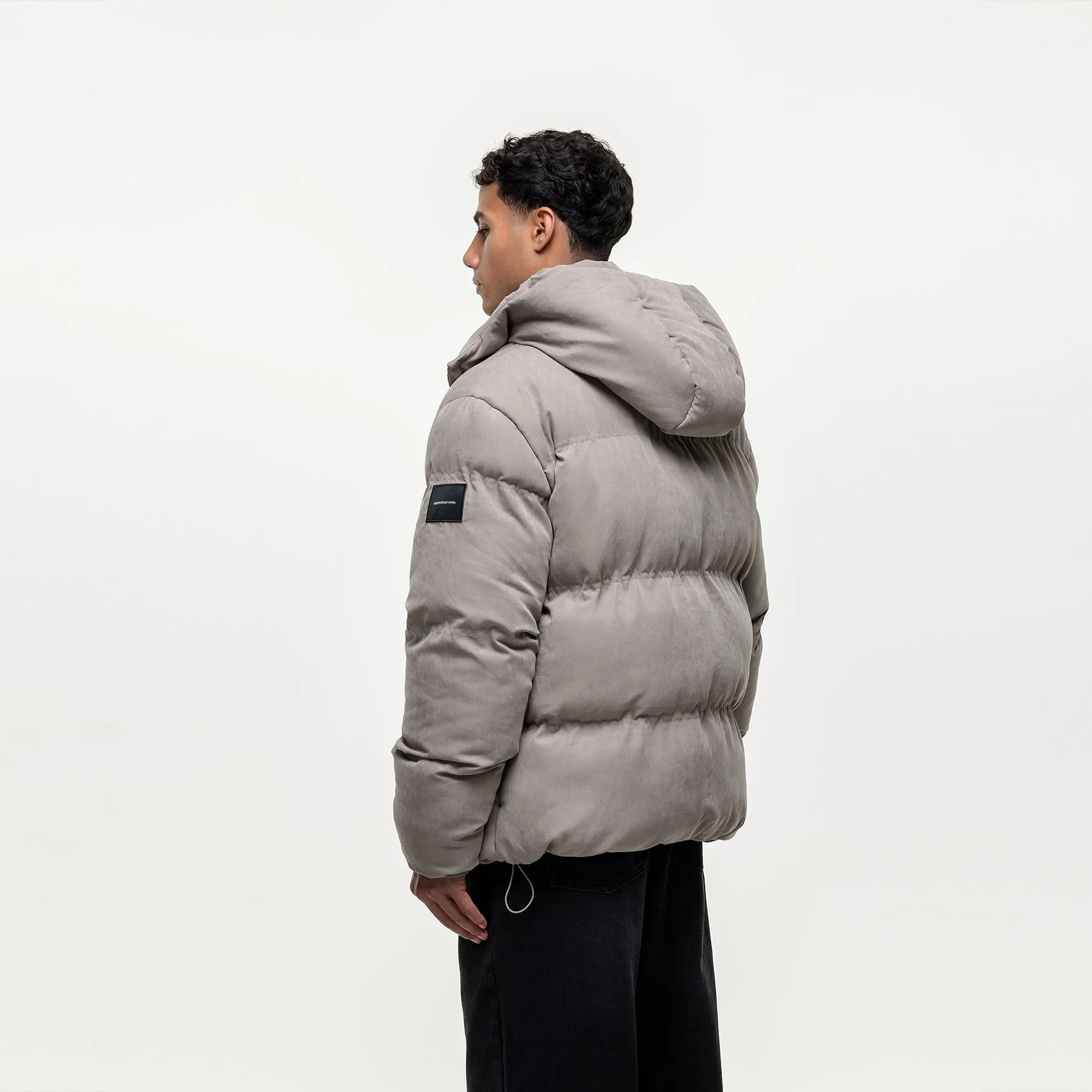 Relaxed City Style Reinforced Seam Durability Adapt Stone Puffer Coat