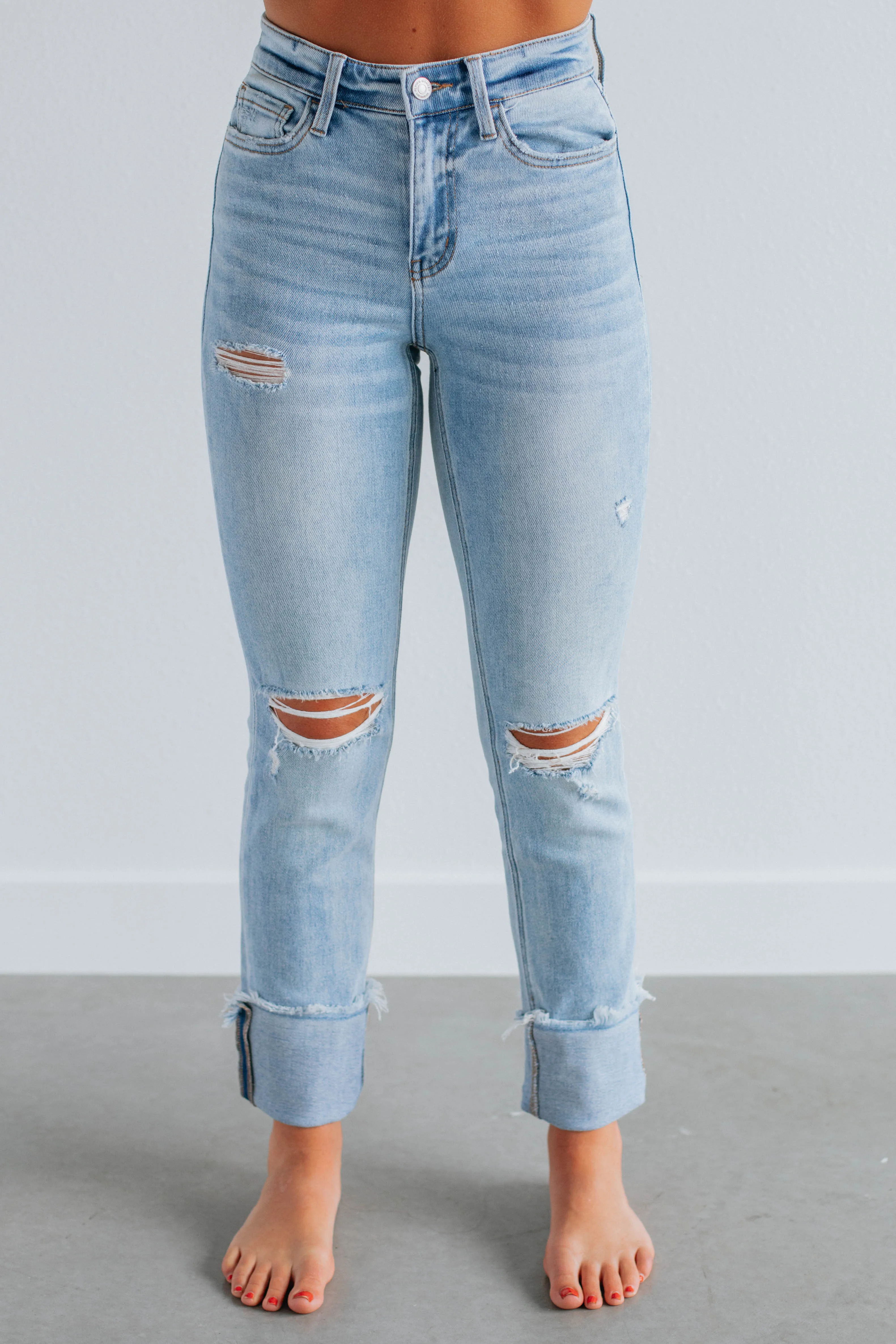 Sunny Vibes Rainy Day Shopping Day Bree Flying Monkey Jeans