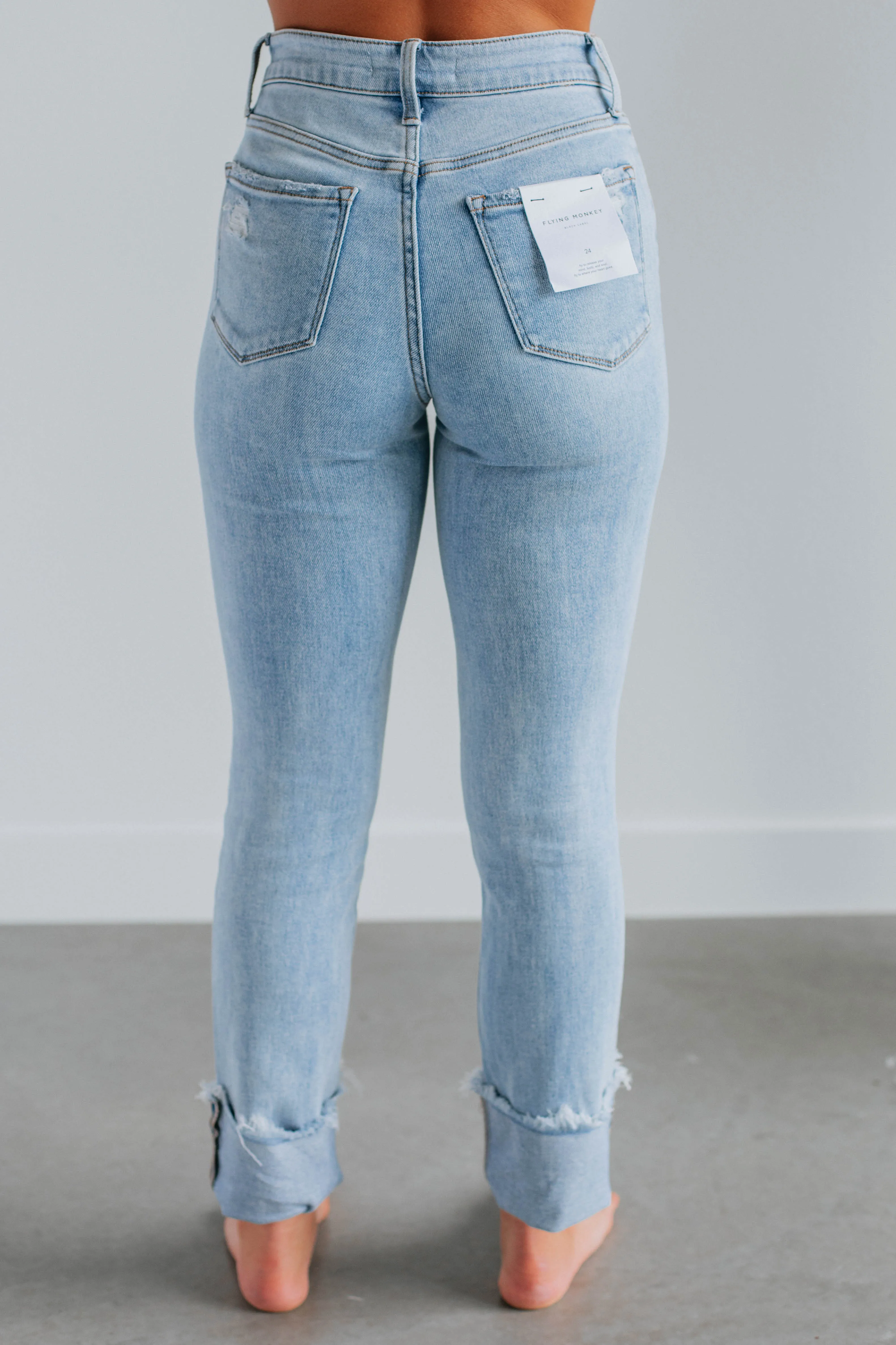 Bree Flying Monkey Jeans Fray Resistant Hem Softened Seams