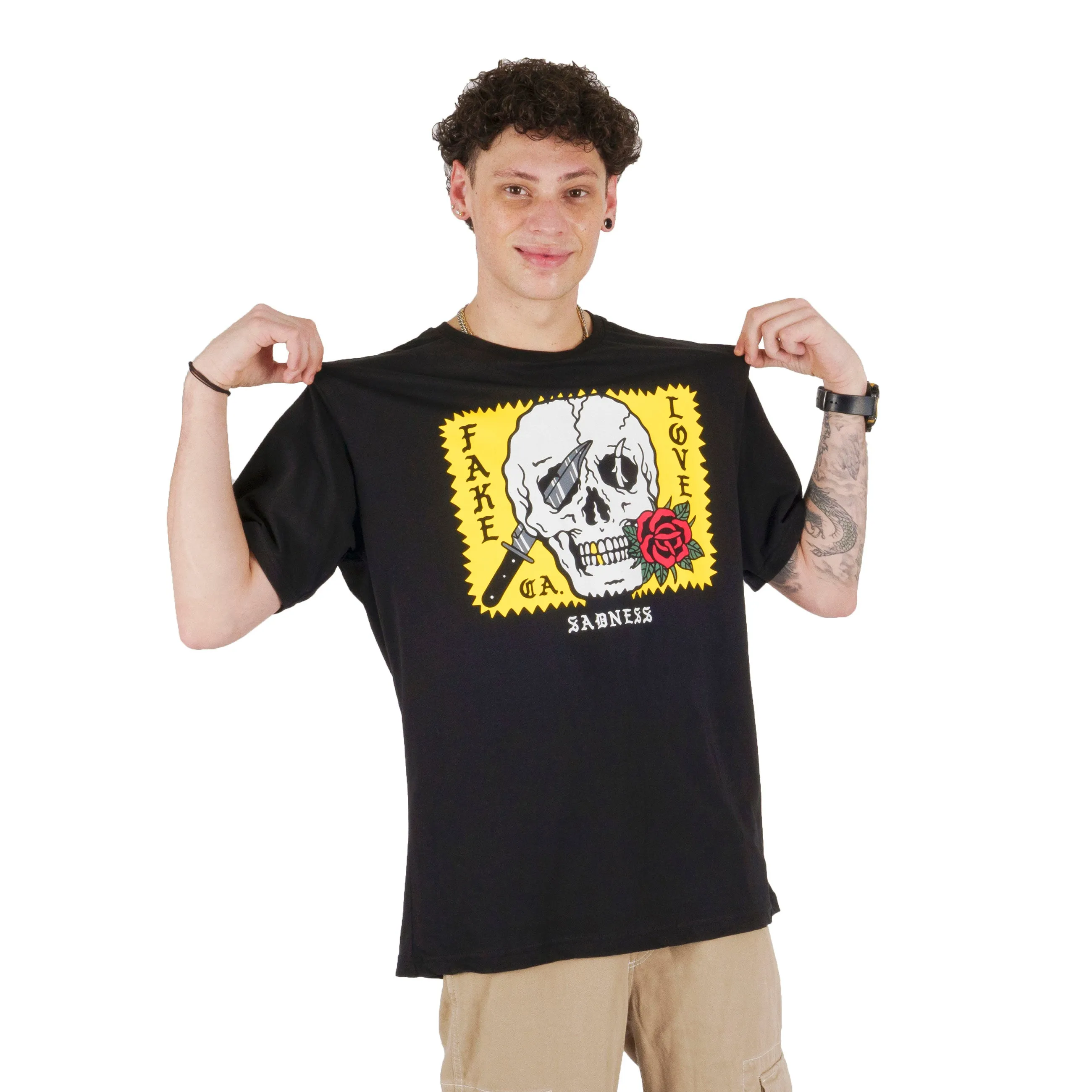 Fake Love - T-Shirt Wrinkle Resistant Cloth Fashionable Layer