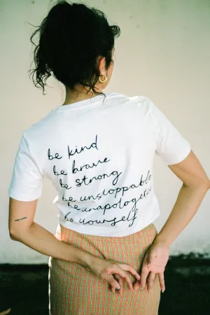 O&F Be Tee Garment Washed Texture