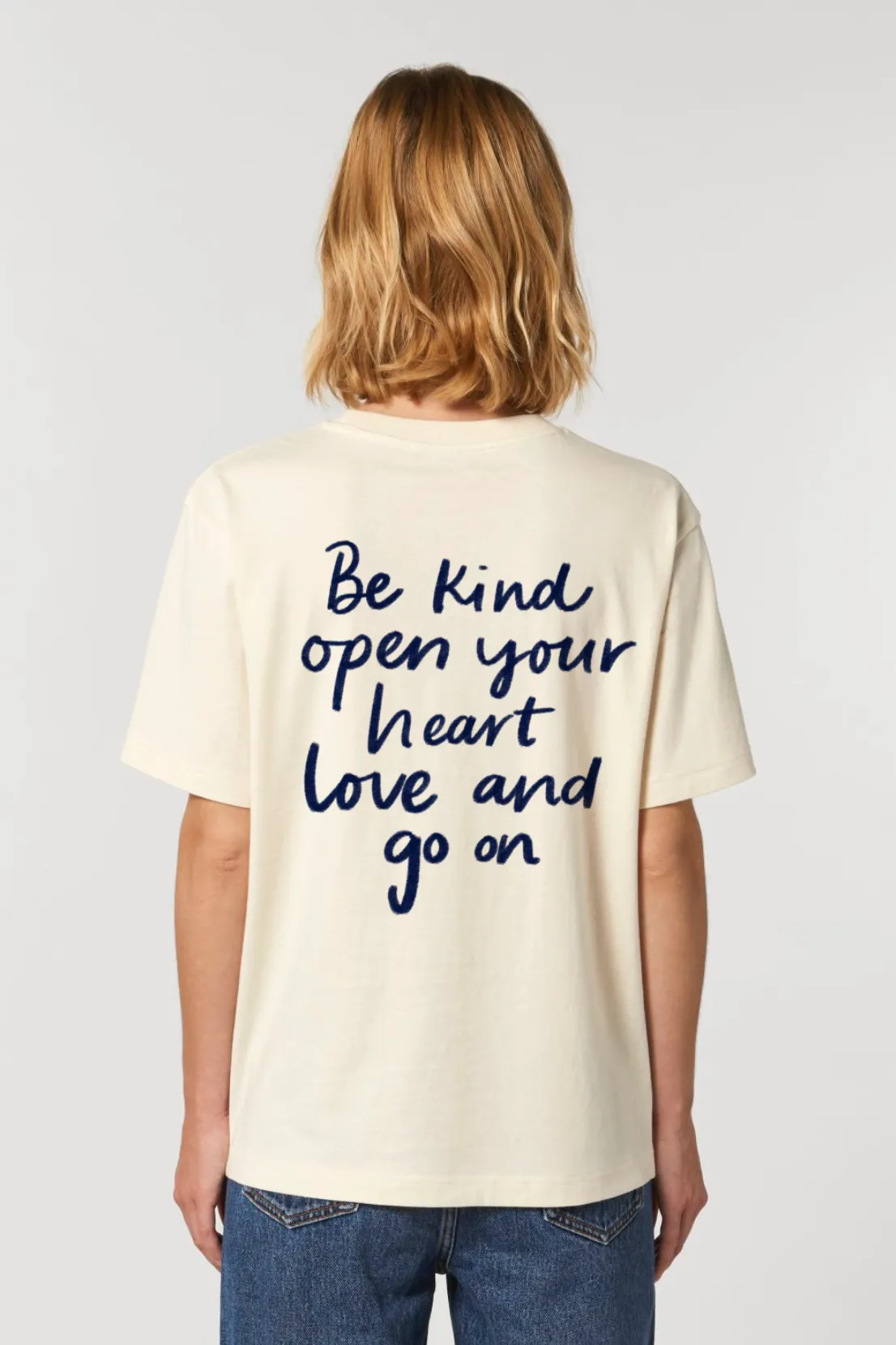O&F Open Your Heart Tee Soft Knit