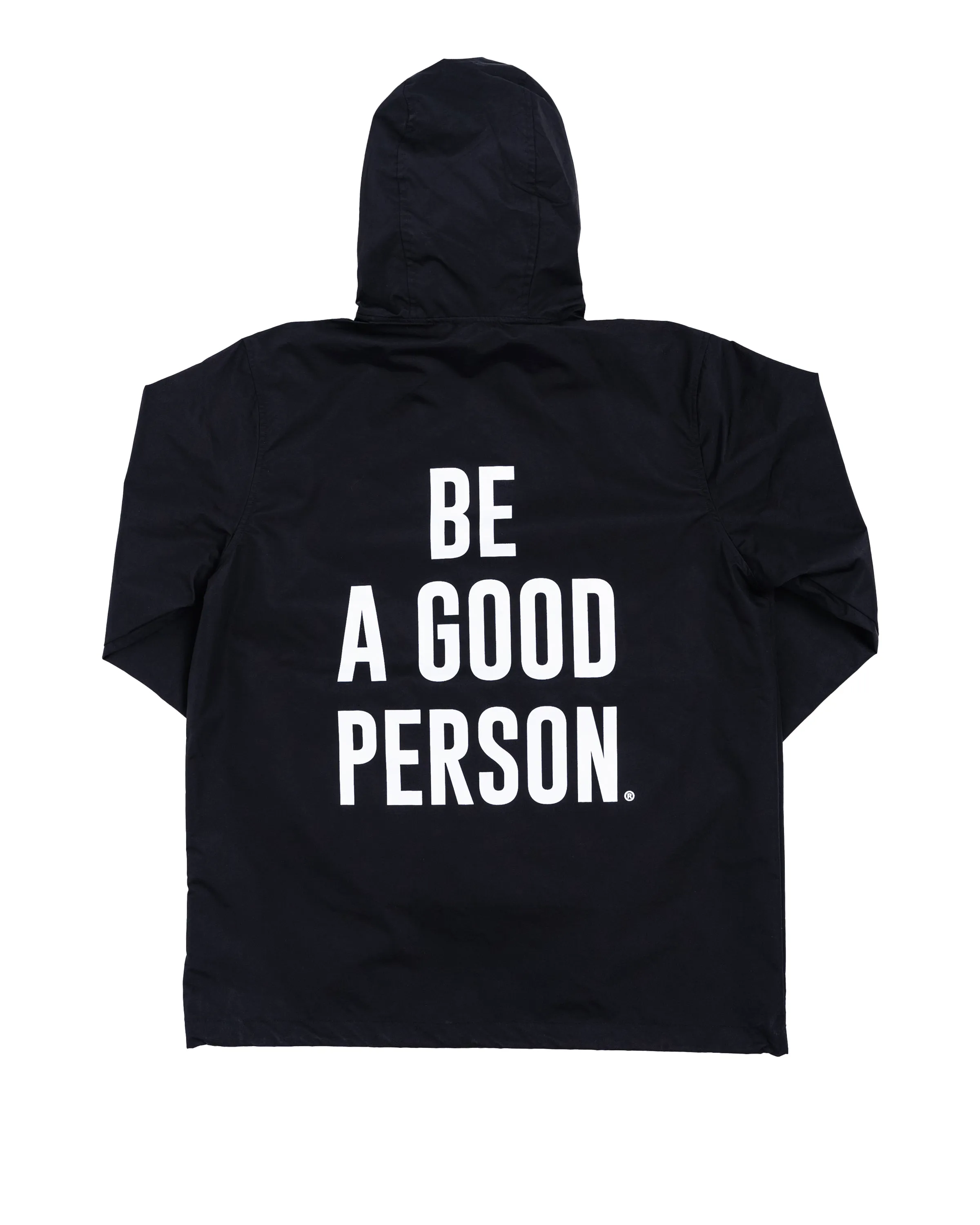 Warm Top hat accents Signature Anorak - Black