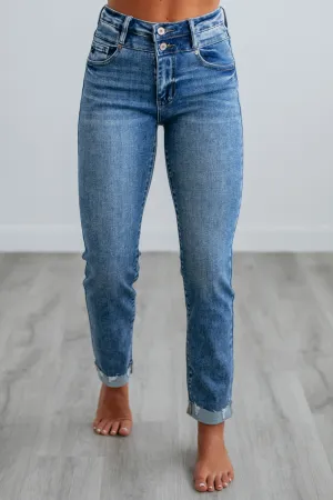 Base Style Carlin KanCan Jeans - Medium Wash