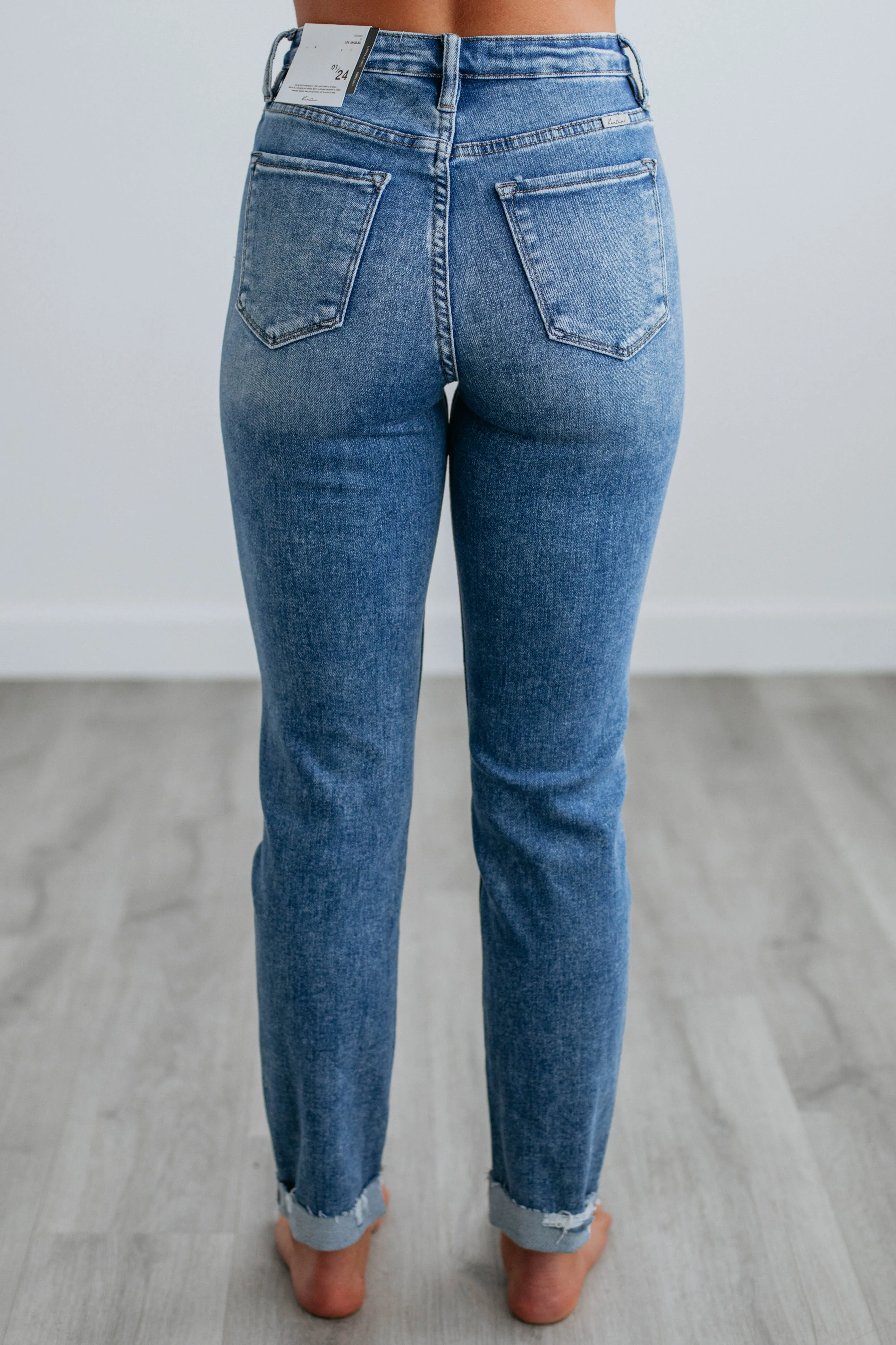 Carlin KanCan Jeans - Medium Wash Cozy Vibe