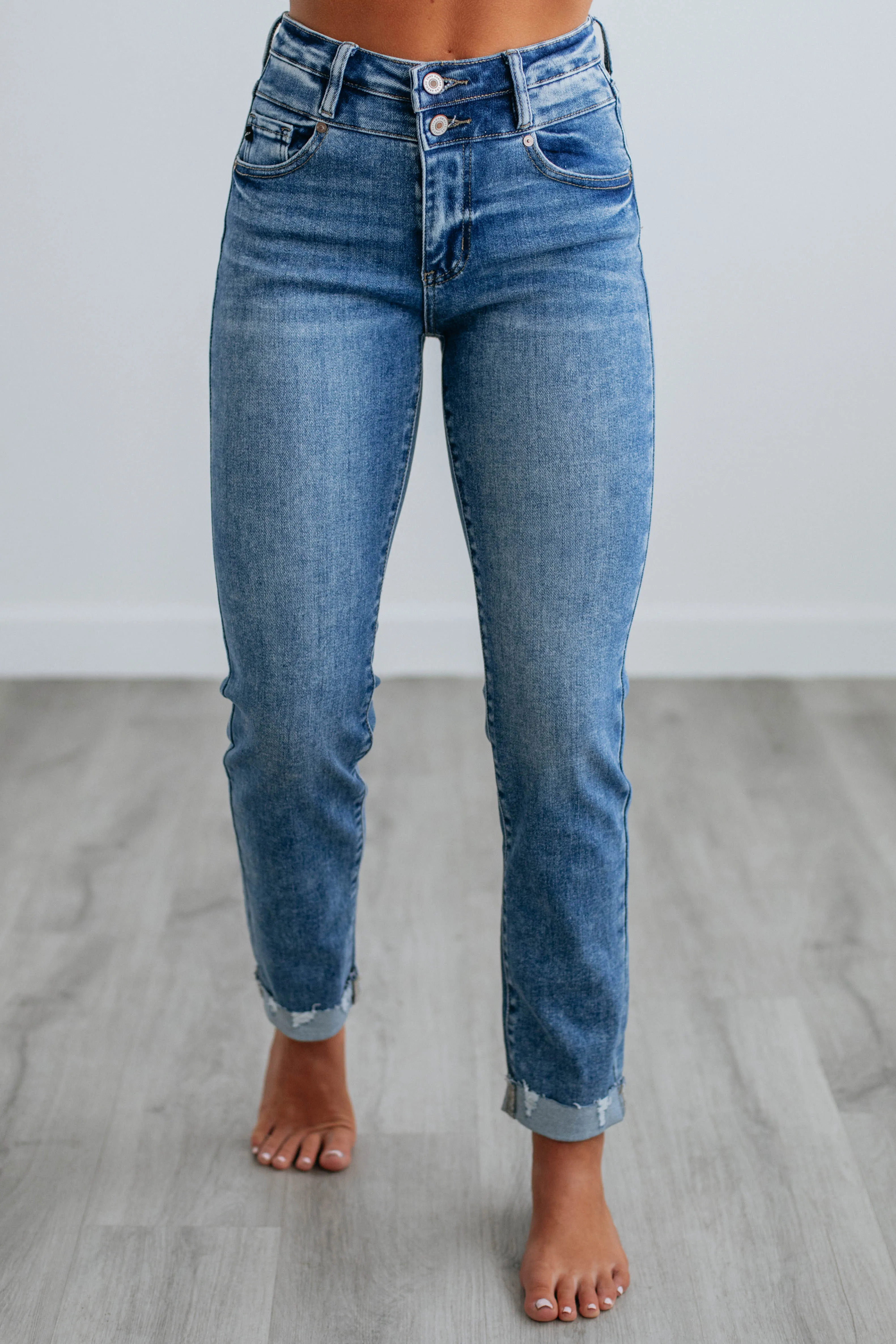 Base Style Carlin KanCan Jeans - Medium Wash