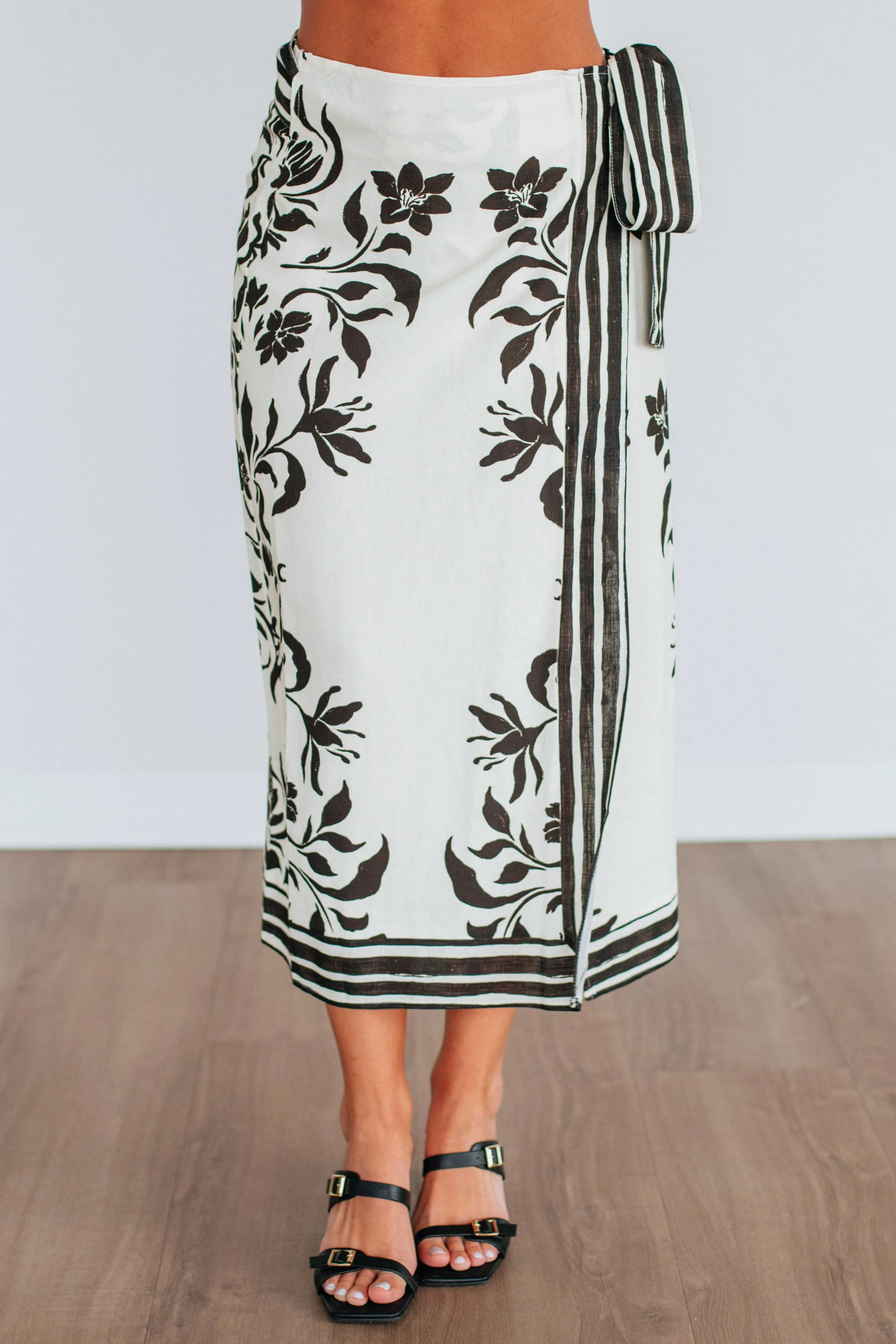 Carryn Floral Wrap Skirt Urban Pulse