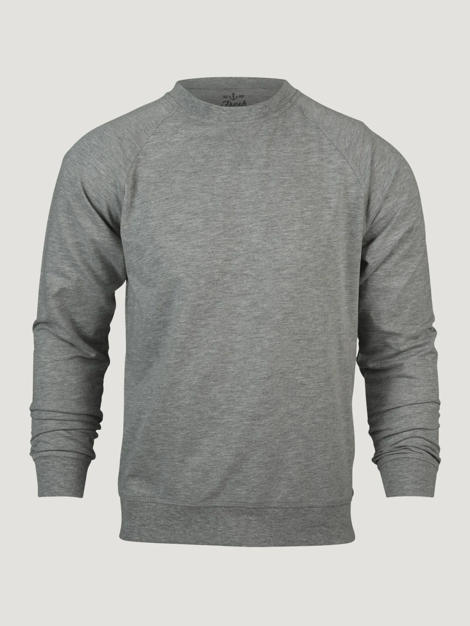 Heather Grey Cali Pullover elastic waistband