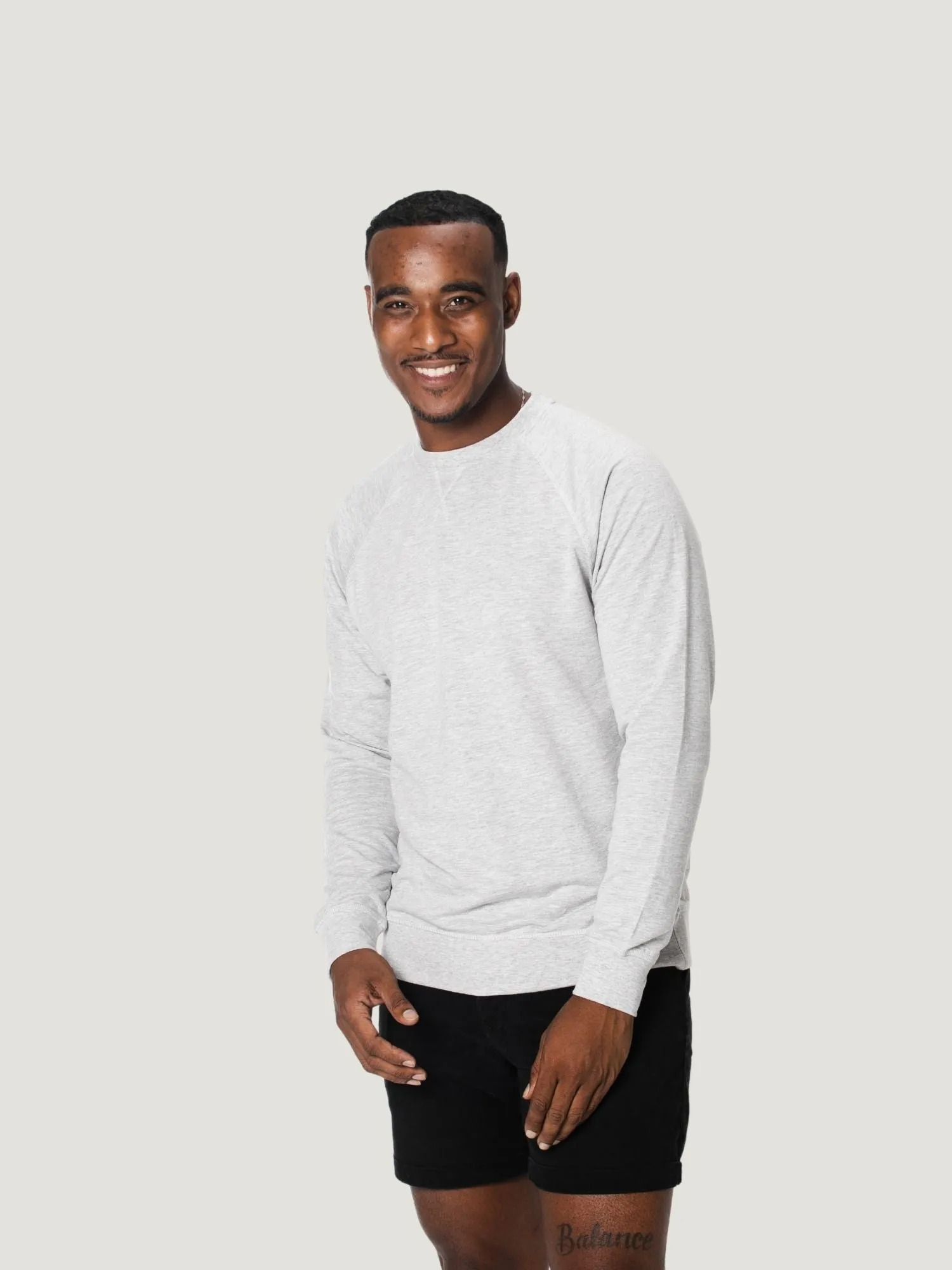 Heather Grey Cali Pullover Stylish Look