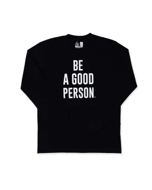 Trendy Fabric Seasonal Staple Signature Long Sleeve - Black