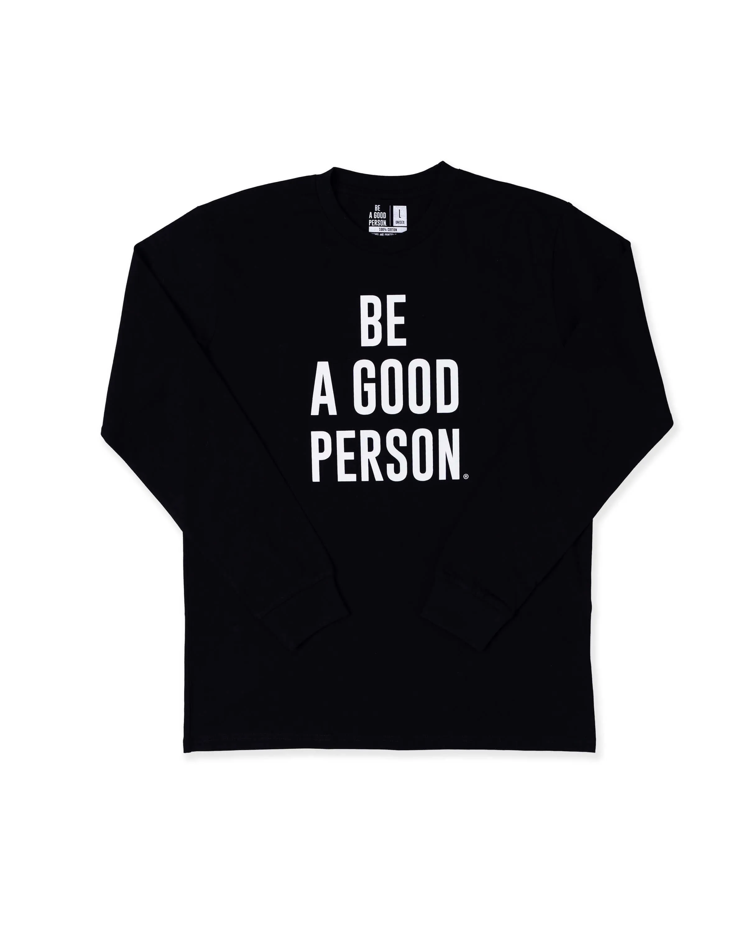 Trendy Fabric Seasonal Staple Signature Long Sleeve - Black