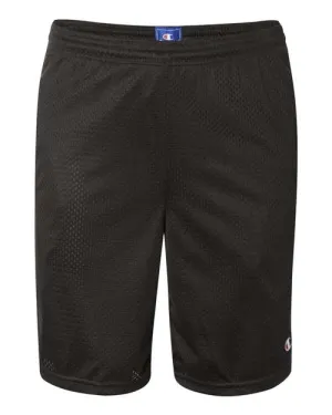 Champion Men's Polyester Mesh 9" Shorts with Pockets technology industry DoubleStitchedSeams