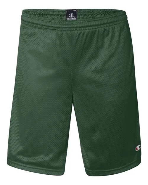 Champion Men's Polyester Mesh 9" Shorts with Pockets Luxury Brand