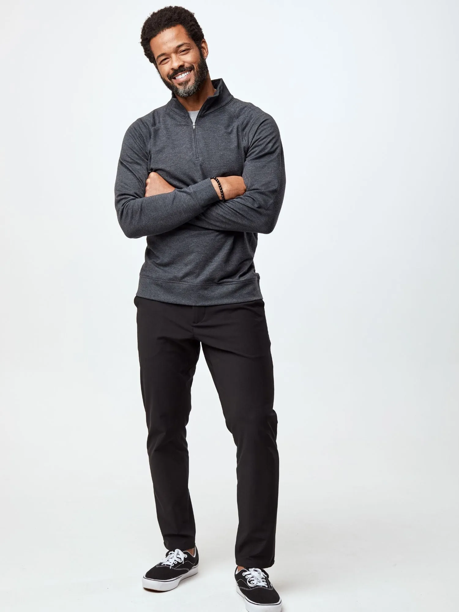 Layering Must-Have Charcoal Quarter Zip