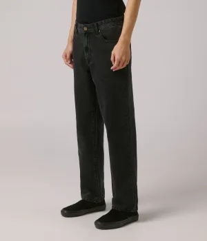 CRUX DENIM PANT // WASHED BLACK Relaxed Design