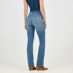 Wrangler x Lainey Wilson Boot Huggers in Wrangler Blue Wash Minimal Fit Cool Weather